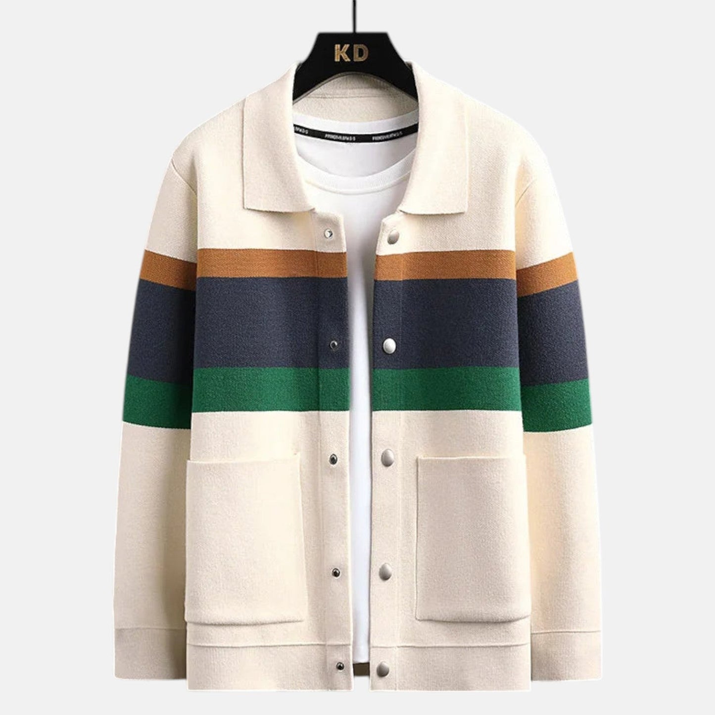 Cárdigan Hombre de Lana con Botones y Bolsillos Estilo Casual - Mavetta
