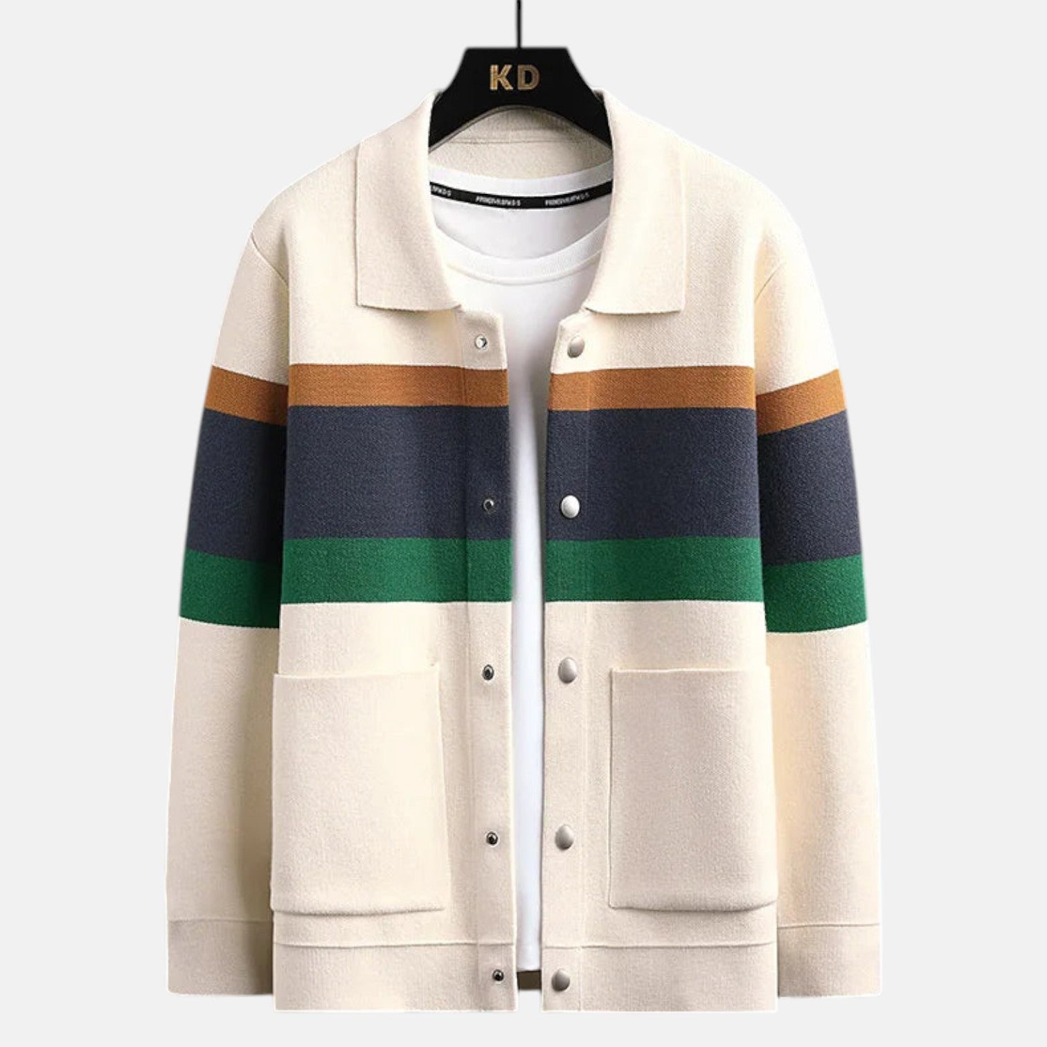 Cárdigan Hombre de Lana con Botones y Bolsillos Estilo Casual - Mavetta