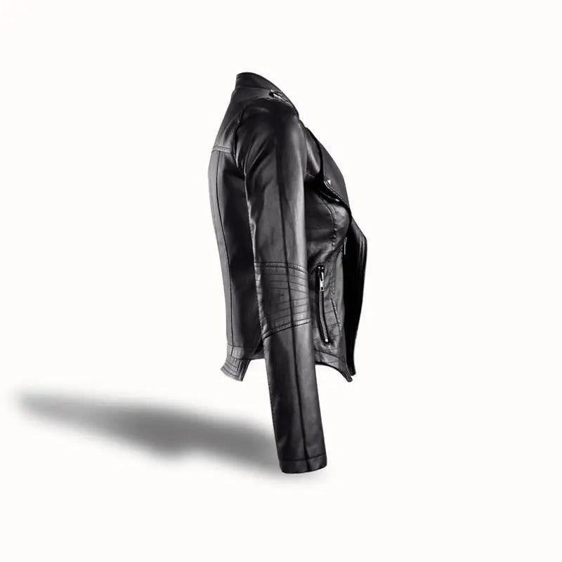 Chaqueta Mujer Estilo Rockero Ajuste Slim - Mavetta