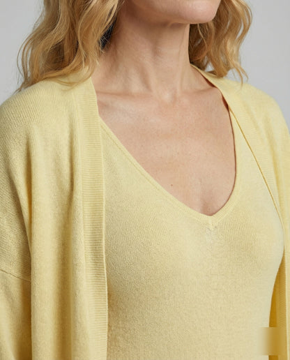 Conjunto Mujer de Punto Vestido y Cárdigan Largo