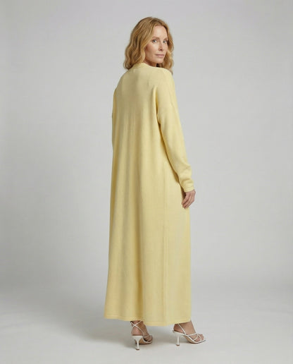 Conjunto Mujer de Punto Vestido y Cárdigan Largo
