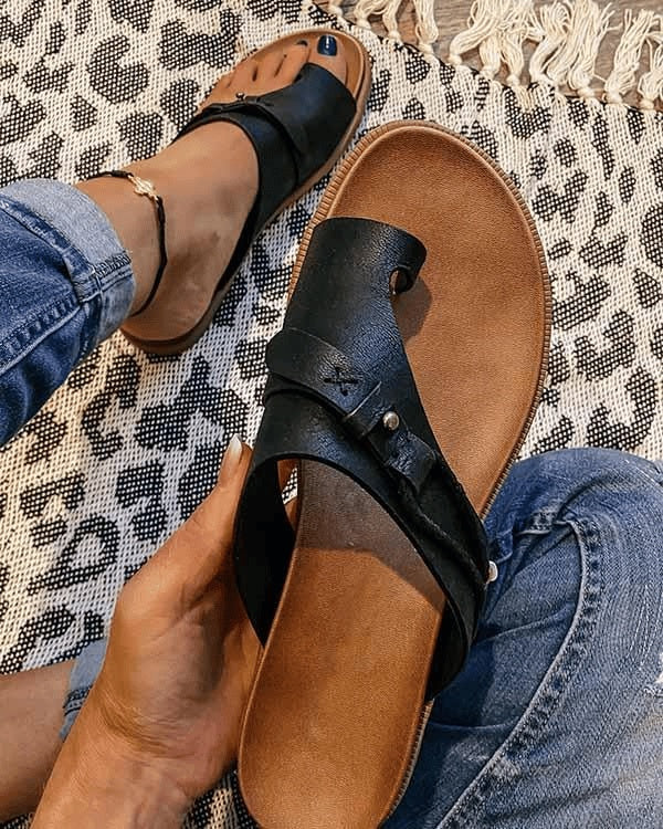 Sandalias de Dedo Mujer con Anilla Planta Contorneada - Mavetta