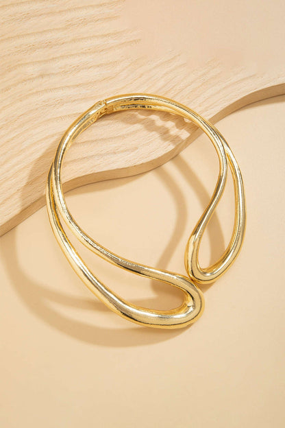 Collar Mujer Diseño Escultórico Asimétrico