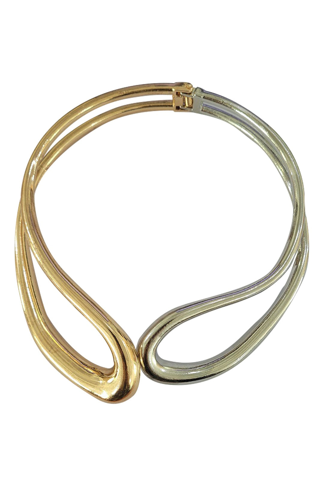 Collar Mujer Diseño Escultórico Asimétrico