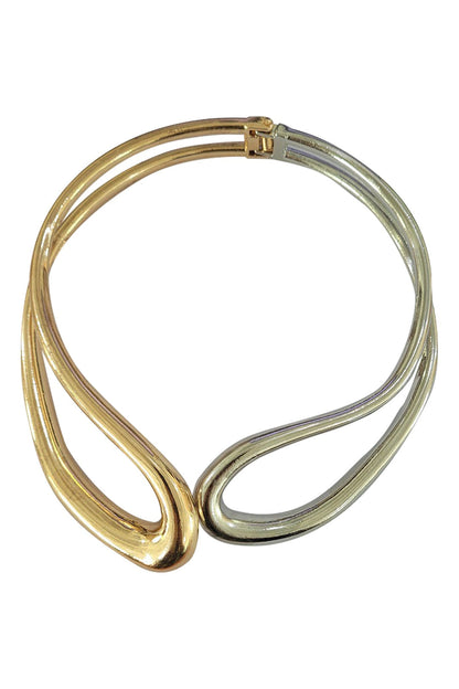Collar Mujer Diseño Escultórico Asimétrico
