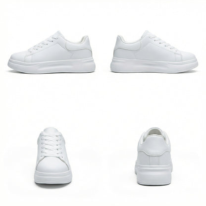 Zapatillas Casual Mujer Plataforma Cordones