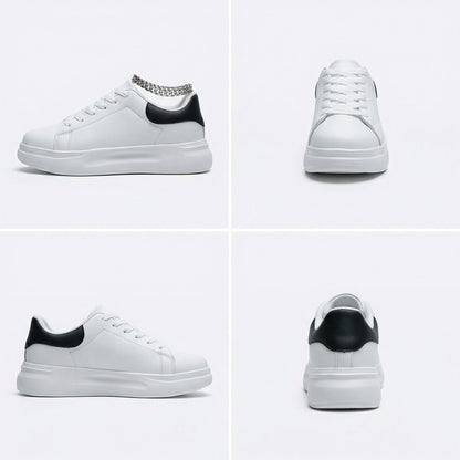 Zapatillas Casual Mujer Plataforma Cordones