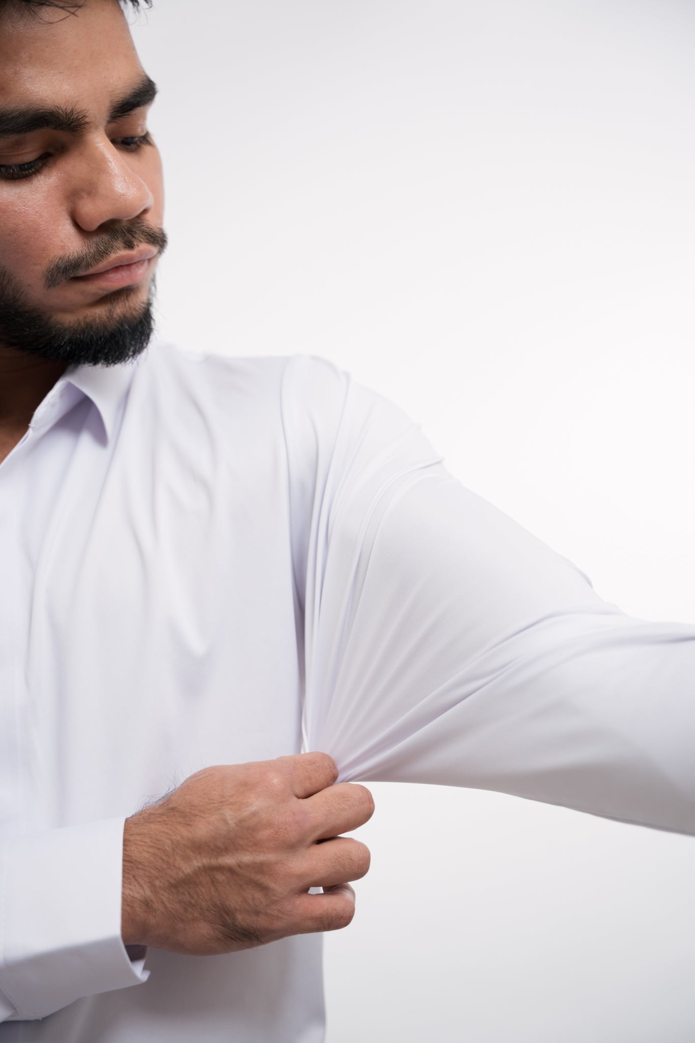 Camisa Hombre con Botones Tejido Antiarrugas