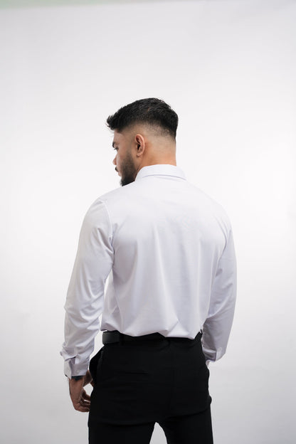 Camisa Hombre con Botones Tejido Antiarrugas