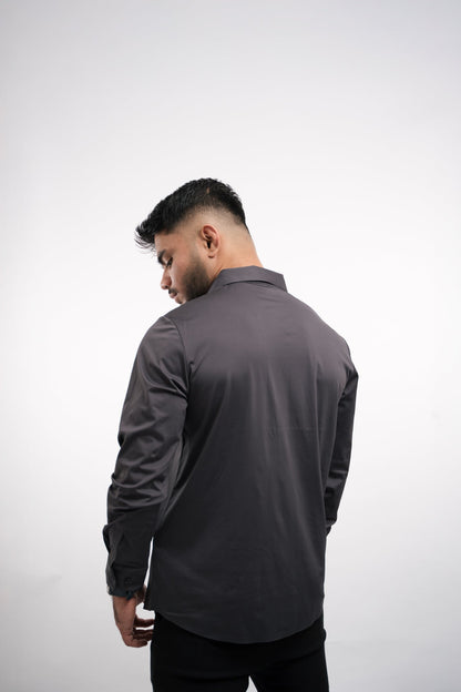 Camisa Hombre con Botones Tejido Antiarrugas