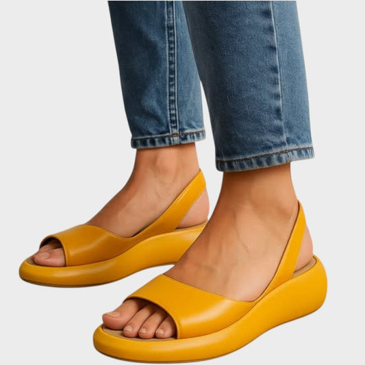 Sandalias Planas Mujer Plataforma Slingback - Mavetta