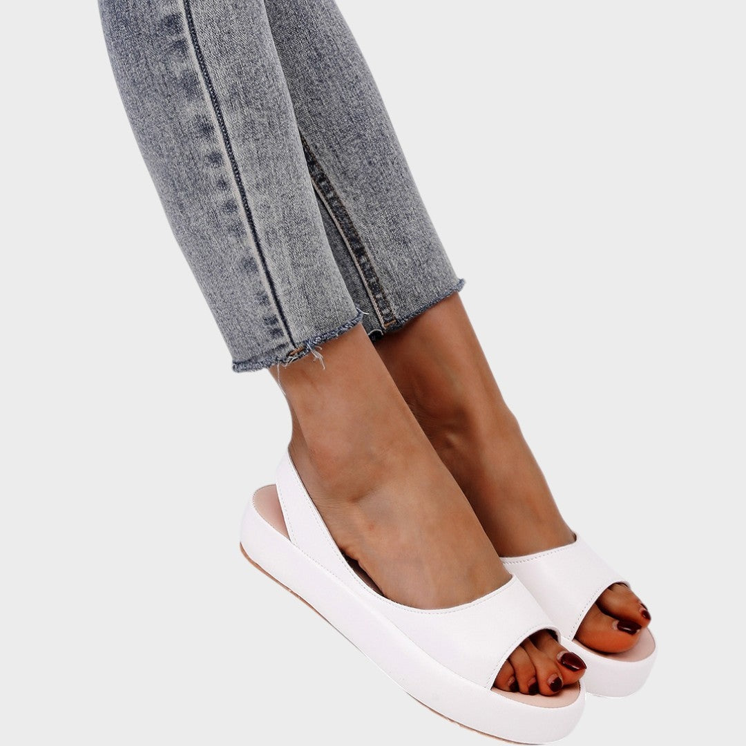 Sandalias Planas Mujer Plataforma Slingback