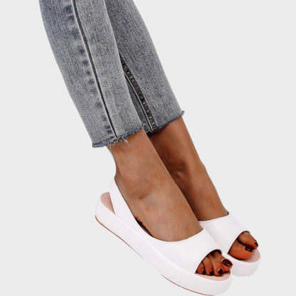 Sandalias Planas Mujer Plataforma Slingback