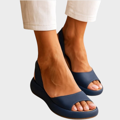 Sandalias Planas Mujer Plataforma Slingback