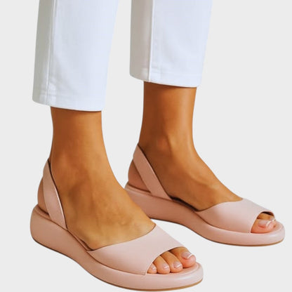 Sandalias Planas Mujer Plataforma Slingback