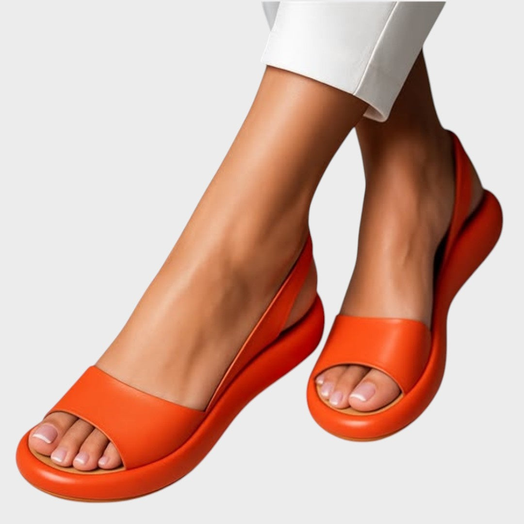 Sandalias Planas Mujer Plataforma Slingback