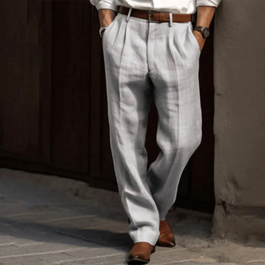 Pantalón Hombre Slim Algodón Corte Recto - Mavetta