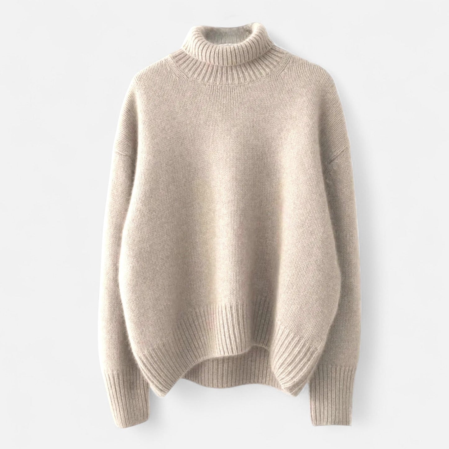 Jersey Mujer de Cashmere Invierno Cuello Alto