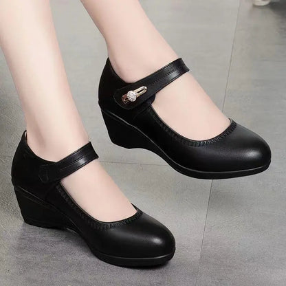 Zapatos Tacón Medio Mujer Diseño Ergonómico Uso Diario