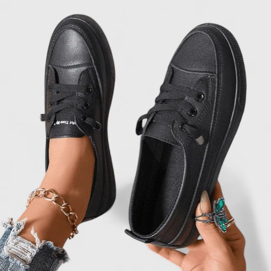 Zapatillas Mujer Clasicas Primavera Bajas con Cordones
