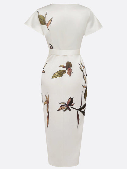 Vestido Envolvente Mujer Estilo Chic