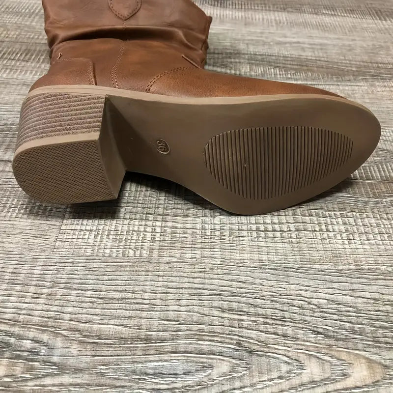 Botas Mujer de Cuero Sintético Elegantes