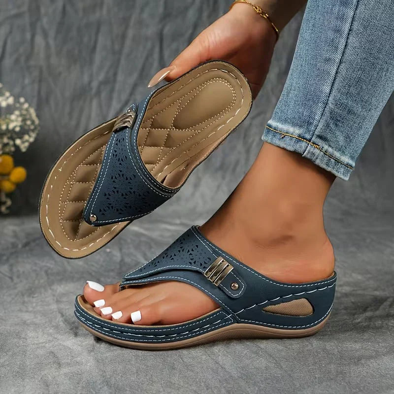 Sandalias Mujer Casual Comodas Ajuste Confort