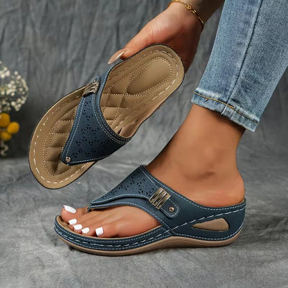 Sandalias Mujer Casual Comodas Ajuste Confort