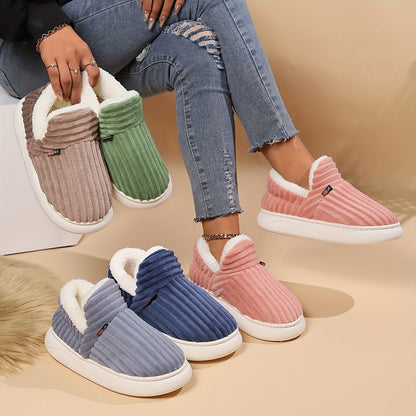 Zapatillas Mujer de Felpa Invierno Cálidas y Acogedoras