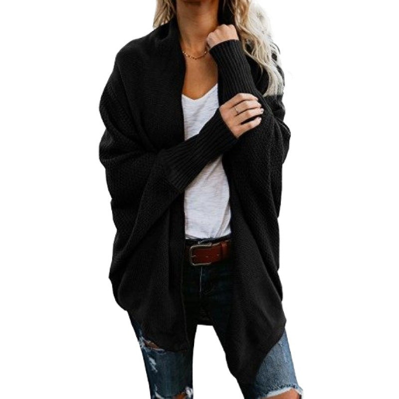 Cárdigan Mujer de Punto Oversize Ajuste Holgado