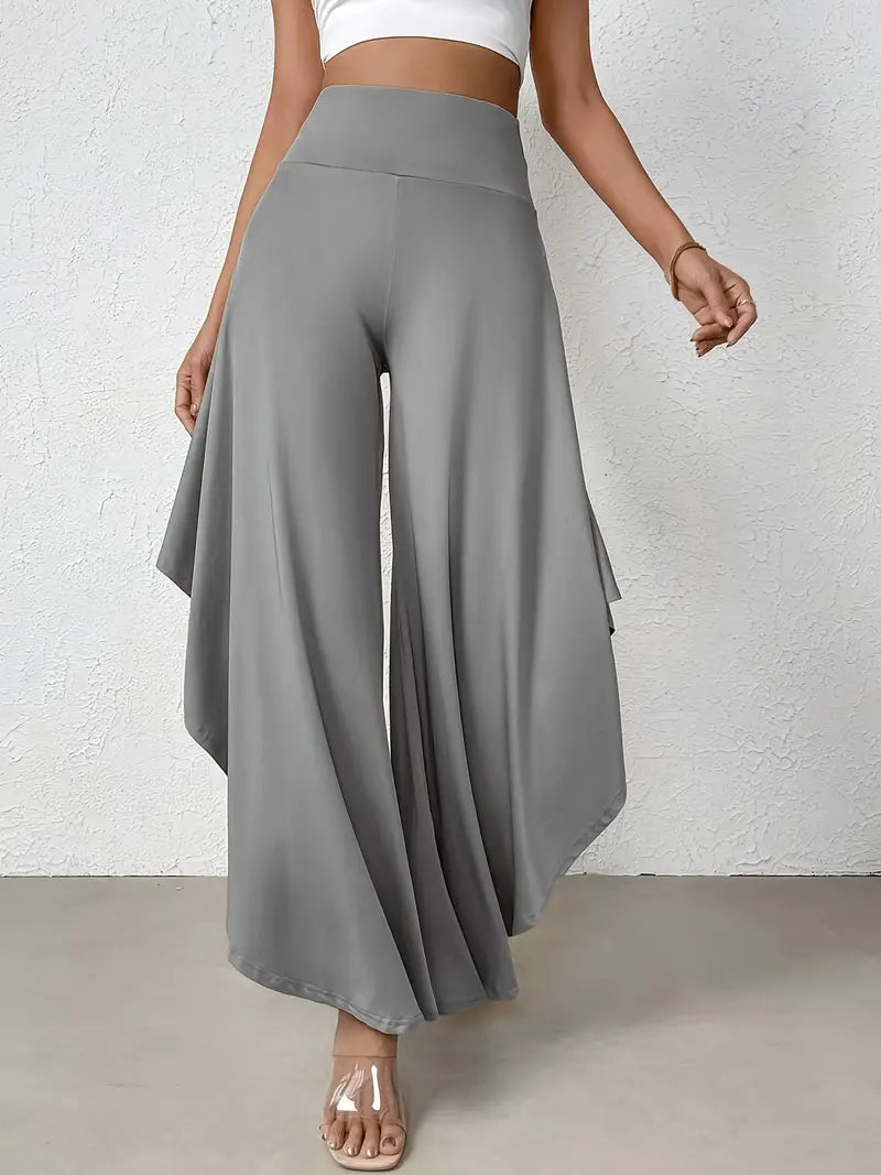 Vestido Mujer Elegante con Dobladillo Asimétrico