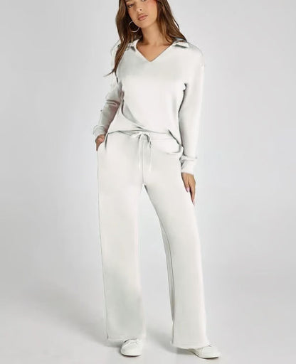 Conjunto Mujer Lounge Dos Piezas Tacto Suave Estilo Relajado