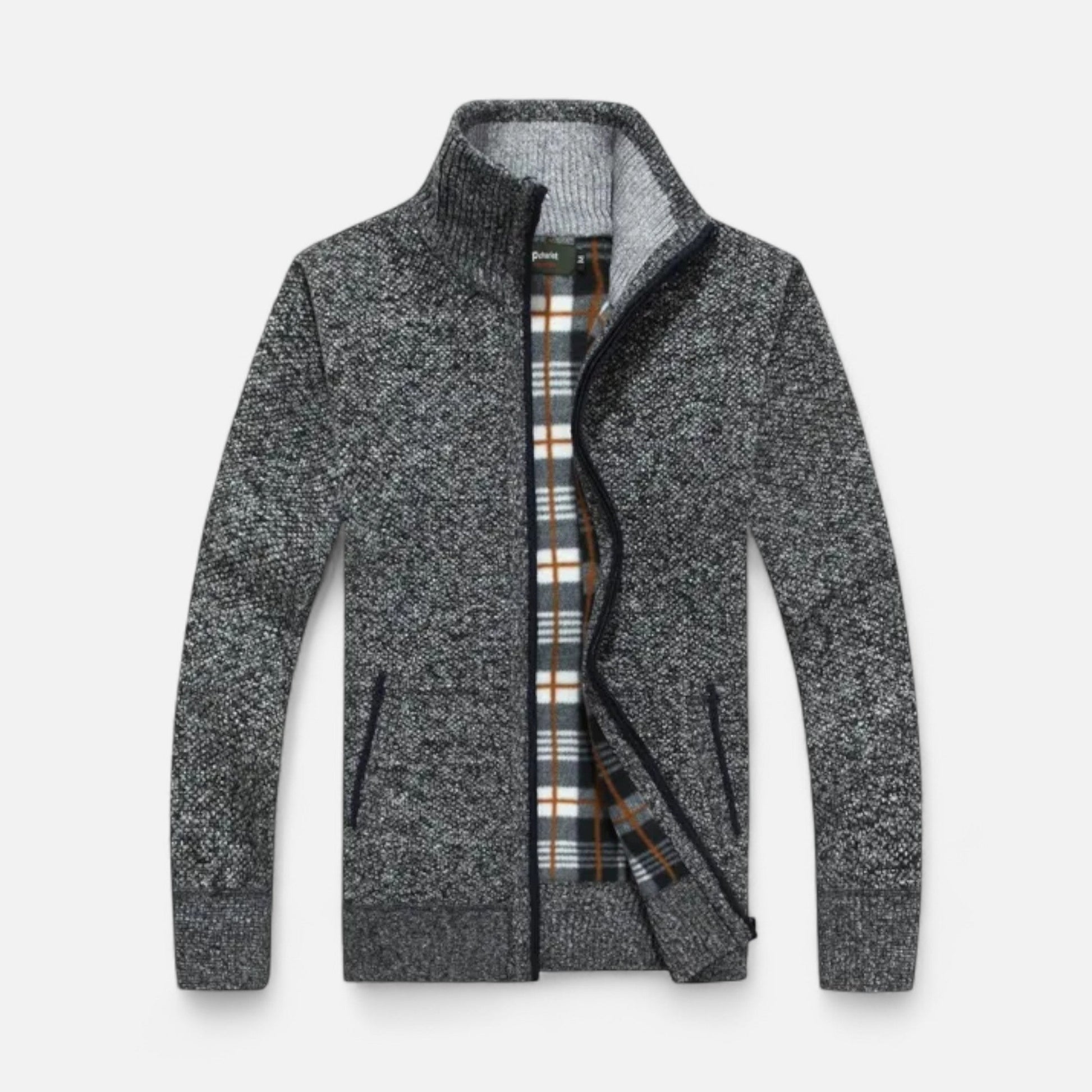 Jersey hombre de tejido con cremallera invierno - Mavetta