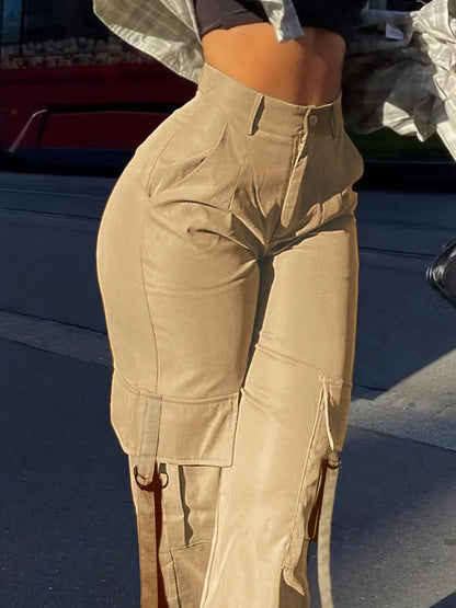 Pantalones Cargo Mujer Algodón Ajuste Estiloso