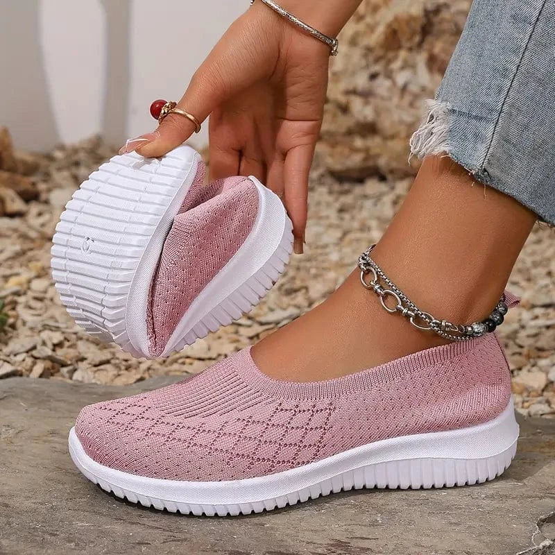 Zapatillas Slip-On Mujer con Suela Flexible Comoda
