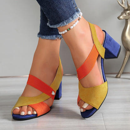 Tacones Bloque Mujer Ortopédicos Comodos