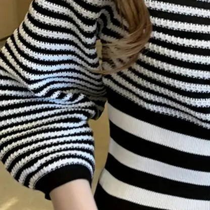 Jersey mujer de punto tacto suave corte relajado