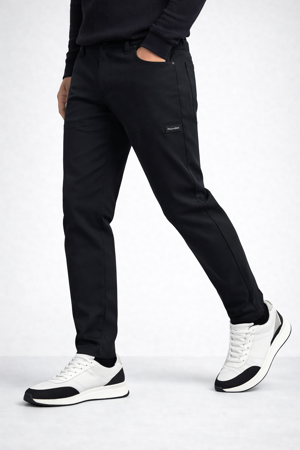 Pantalón Largo Hombre Algodón Elástico Ajuste Cómodo