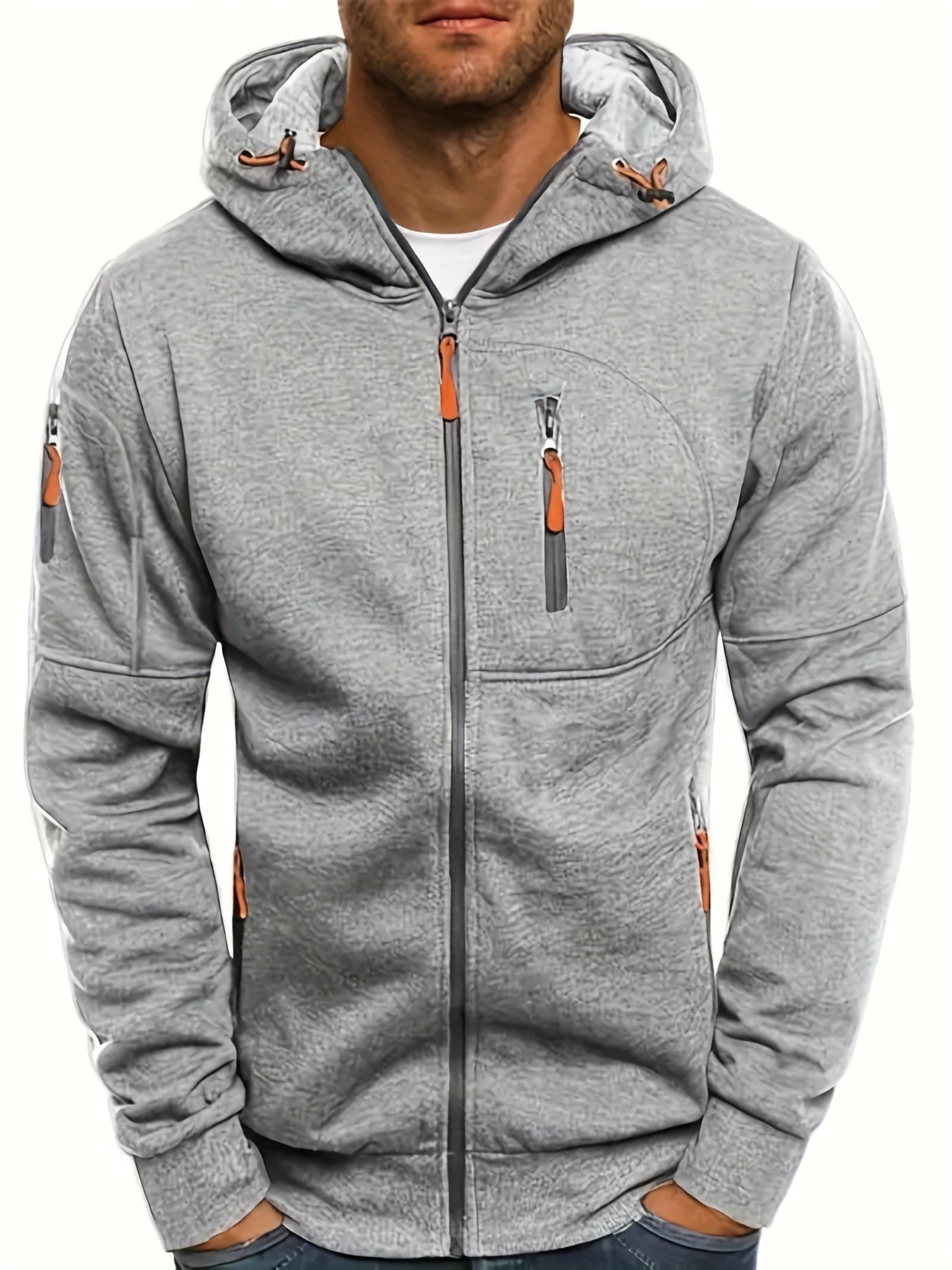 Sudadera Hombre con Cremallera y Capucha Ajustable - Mavetta