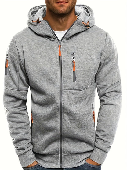 Sudadera Hombre con Cremallera y Capucha Ajustable - Mavetta