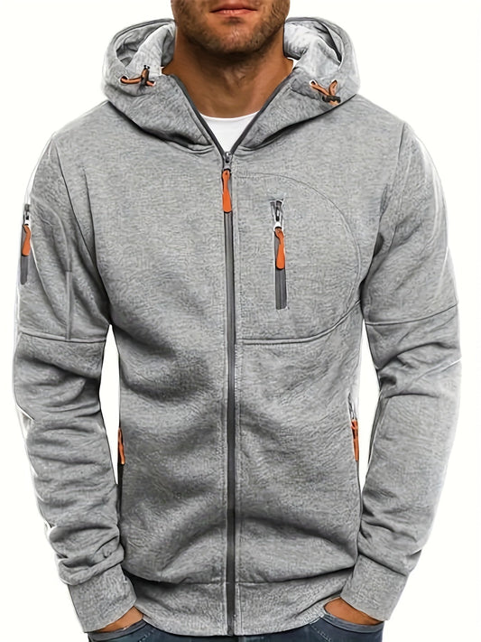 Sudadera Hombre con Cremallera y Capucha Ajustable - Mavetta