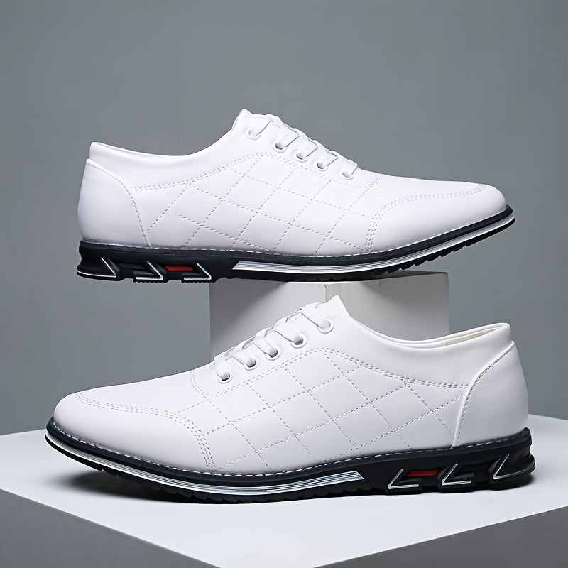 Zapatos Vestir Hombre Piel Sintetica Cordones Suela Goma