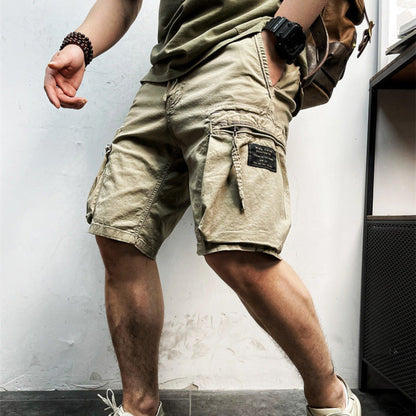 Pantalón Corto Cargo Hombre Algodón Múltiples Bolsillos - Mavetta