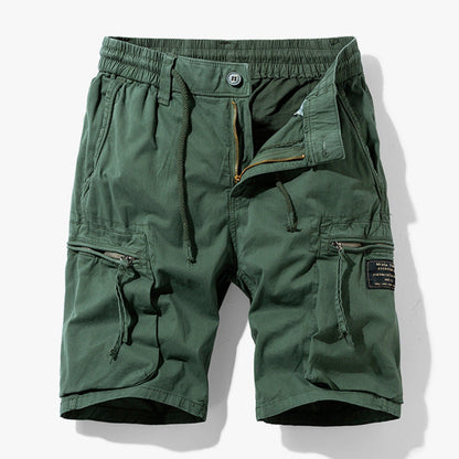 Pantalón Corto Cargo Hombre Algodón Múltiples Bolsillos