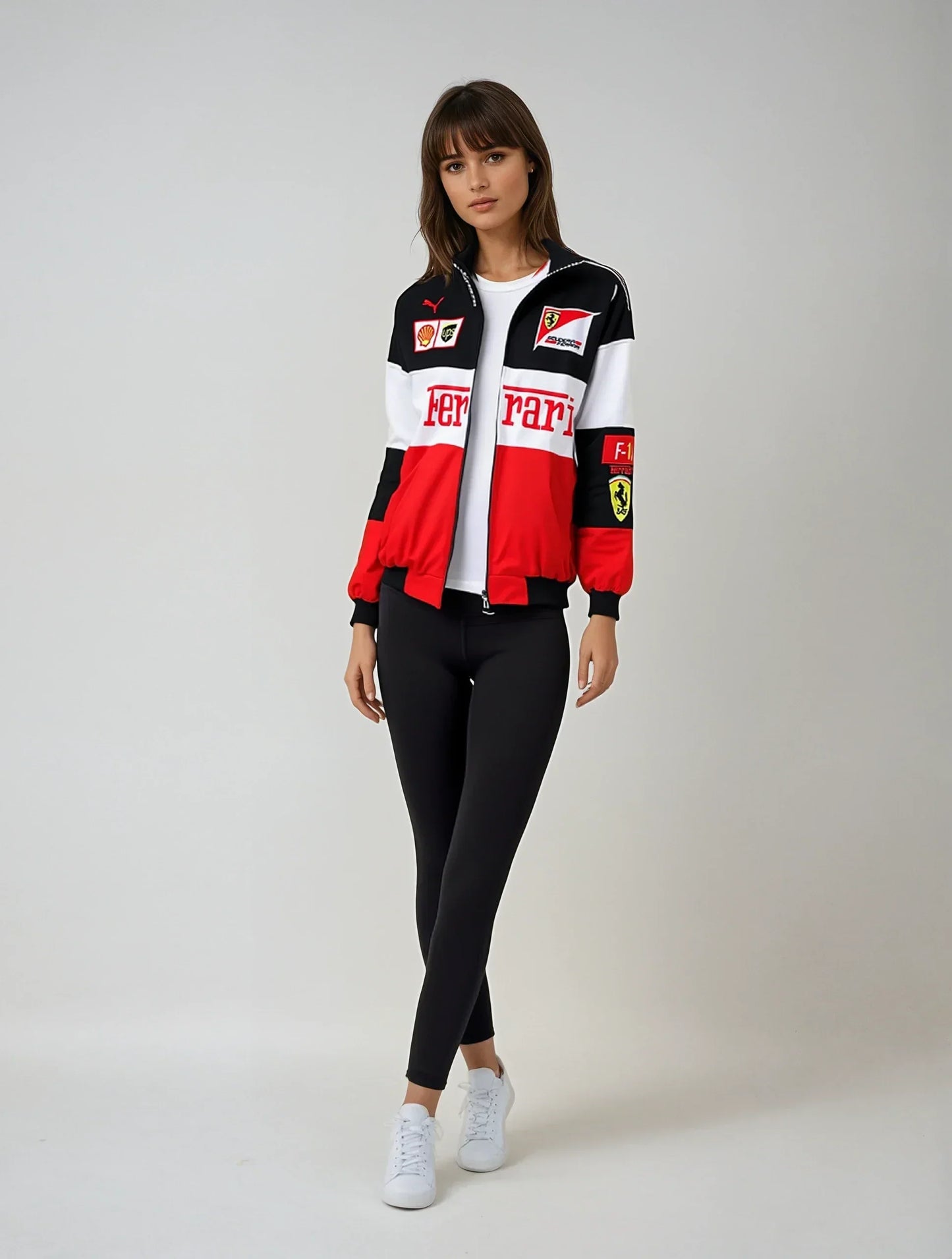 Chaqueta Unisex de Carreras Estilo Vintage Comoda Diario