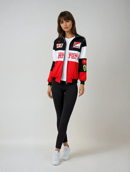 Chaqueta Unisex de Carreras Estilo Vintage Comoda Diario