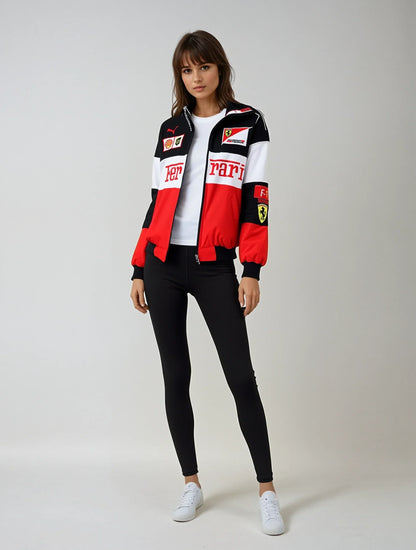Chaqueta Unisex de Carreras Estilo Vintage Comoda Diario