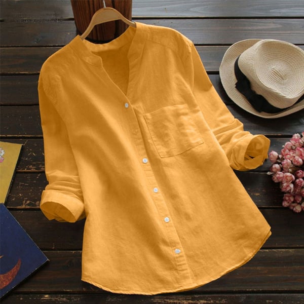 Blusa Mujer con Botones Diseño Relajado Estilo Casual