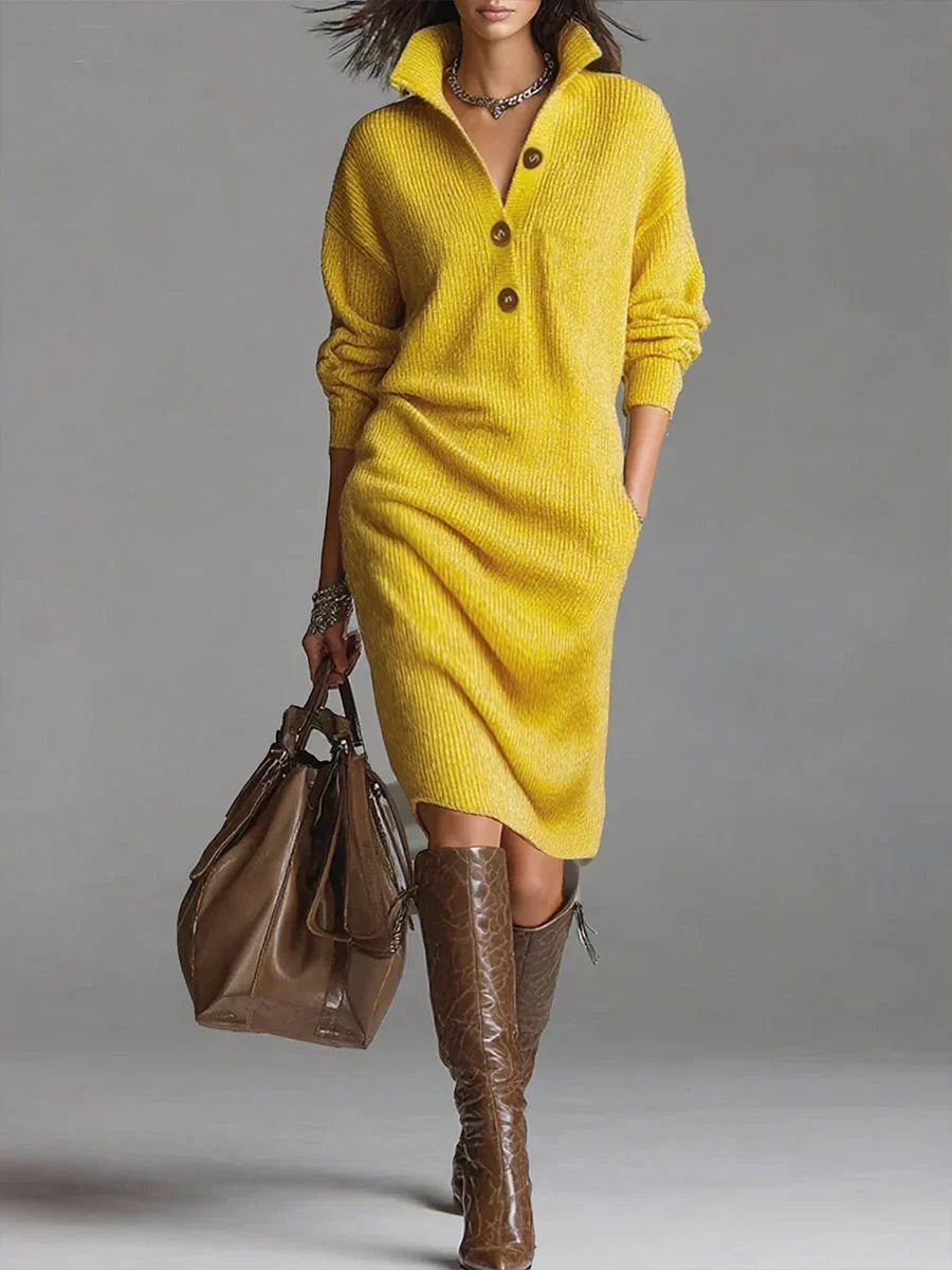 Vestido elegante Mujer de Punto Ajustado