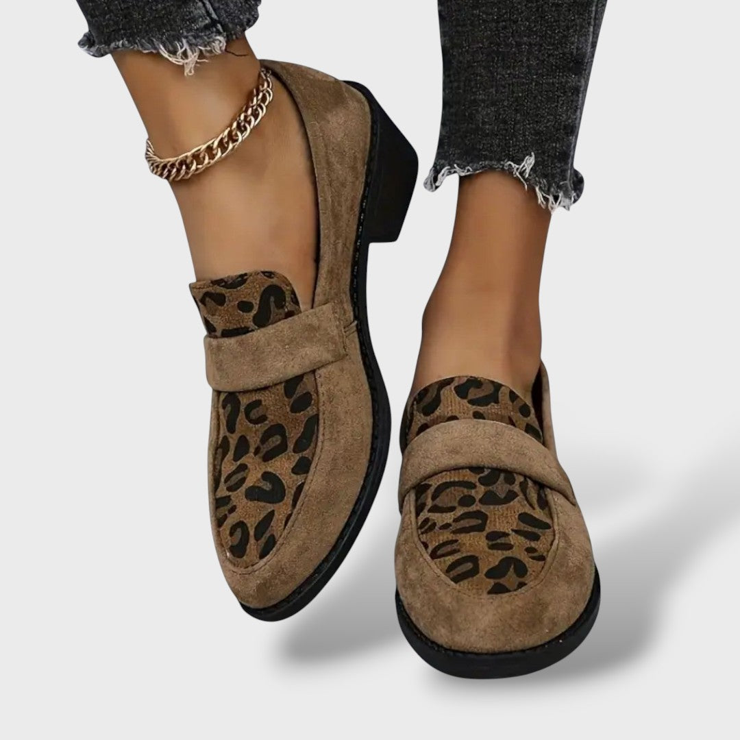 Zapatos Mujer Elegantes Estampado Animal Ajuste Clásico
